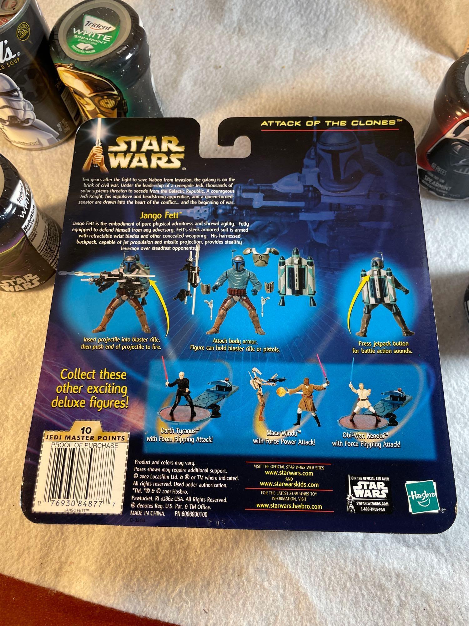 Star Wars BoBa Fett Action Figure NIB and Misc Star Wars Collectibles