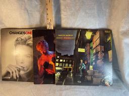 David Bowie Original Vinyl Records (3)