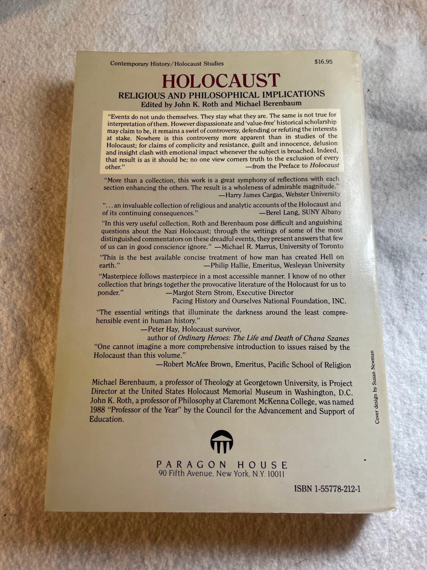 Assorted Holocaust Books (5)