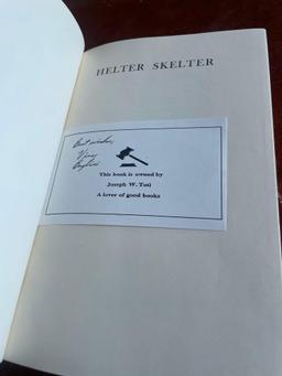 Helter Skelter HC Book With Authors Signature