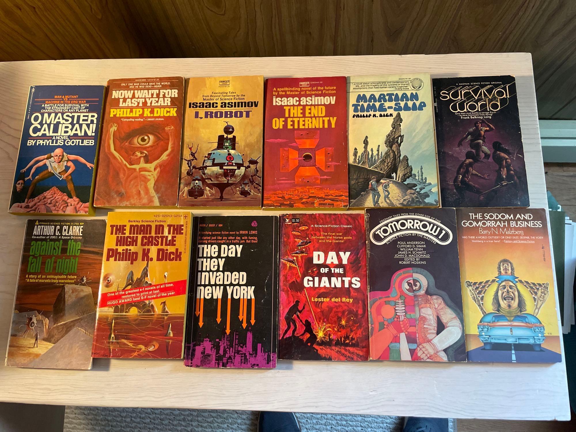 Vintage Science Fiction Books (12)