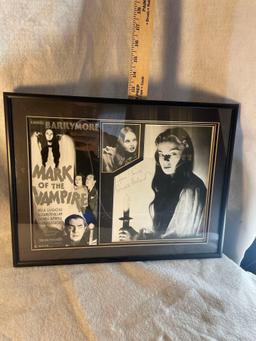 Mark of the Vampire Movie Still with Carroll Borland Signature