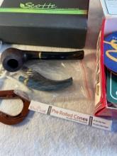 Smoking Pipe With Accessories and Smoking Supplies