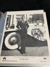 Great Gatsby Promo Photo Autographed By Robert Redford