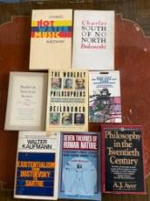 Charles Bukowski Books and Assorted Philosophy Books (8)