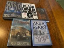 Five Signed First Edition Hardcover Novels