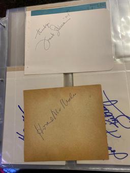 Eight Celebrity Autographs