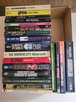 (20) Vintage Horror and Science Fiction Paperback Books