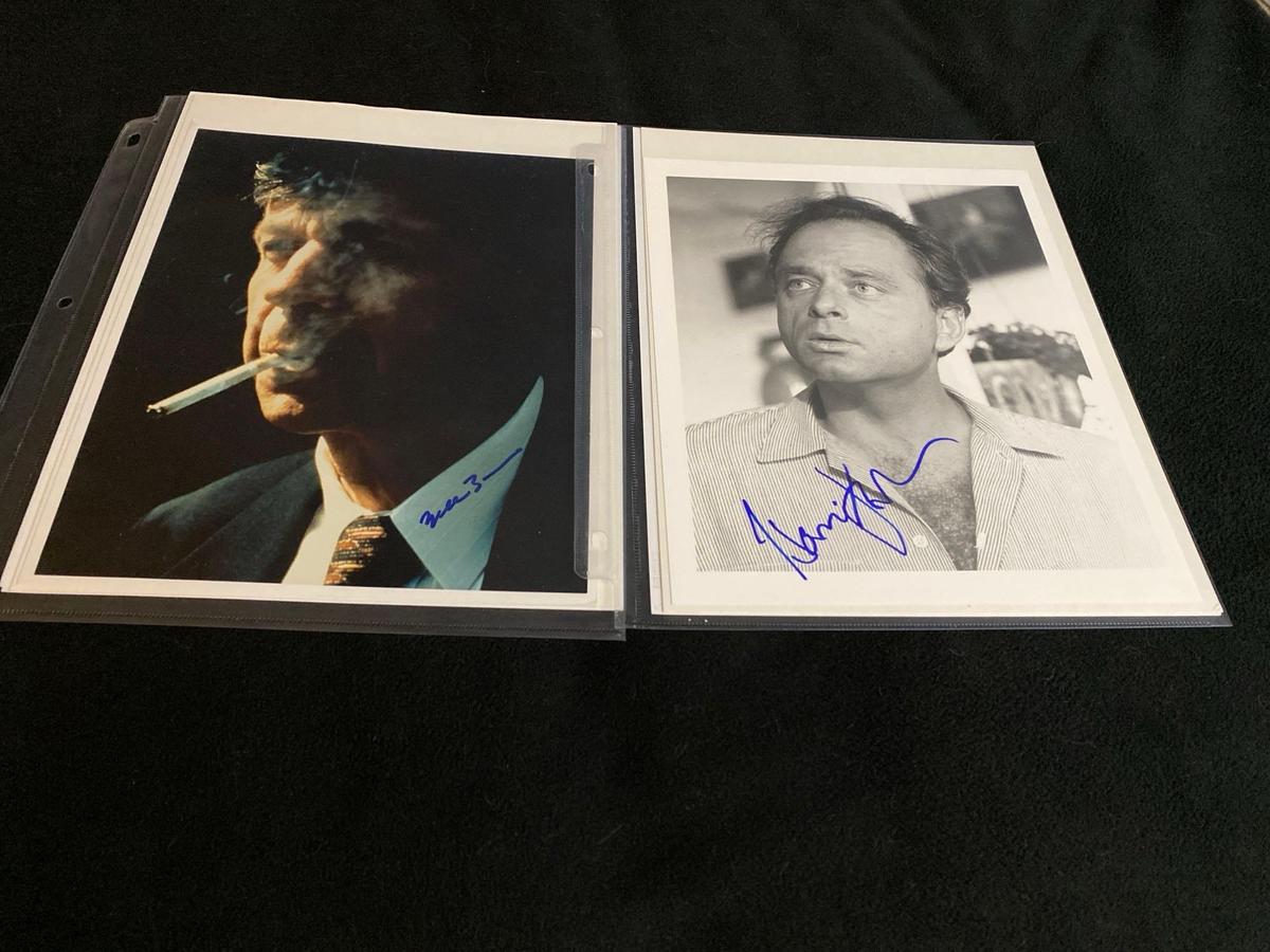 Two Autographed Headshots