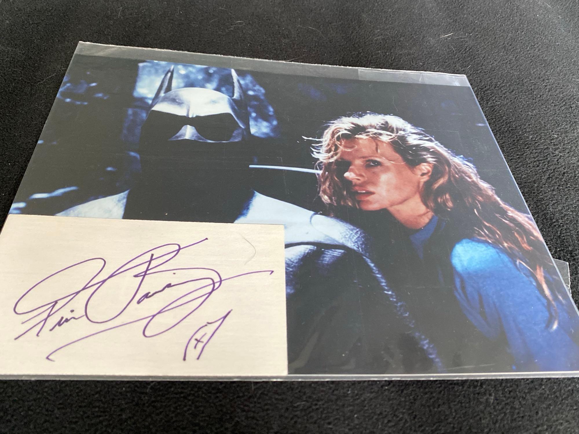 Assorted Batman Photos With Autograph Cards/Signatures