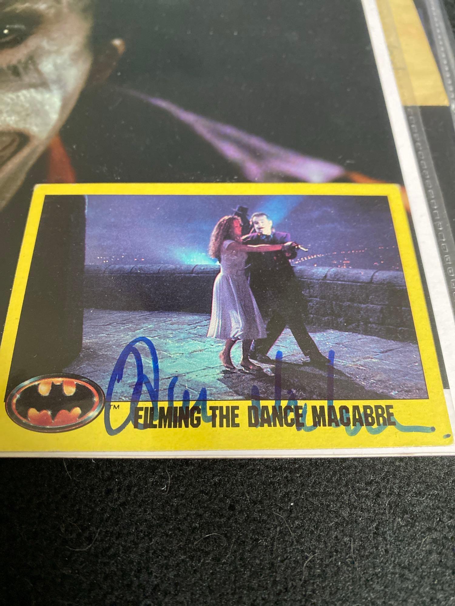 Assorted Batman Photos With Autograph Cards/Signatures