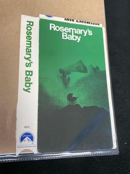 Rosemarys Baby Signed Photo With VHS Case