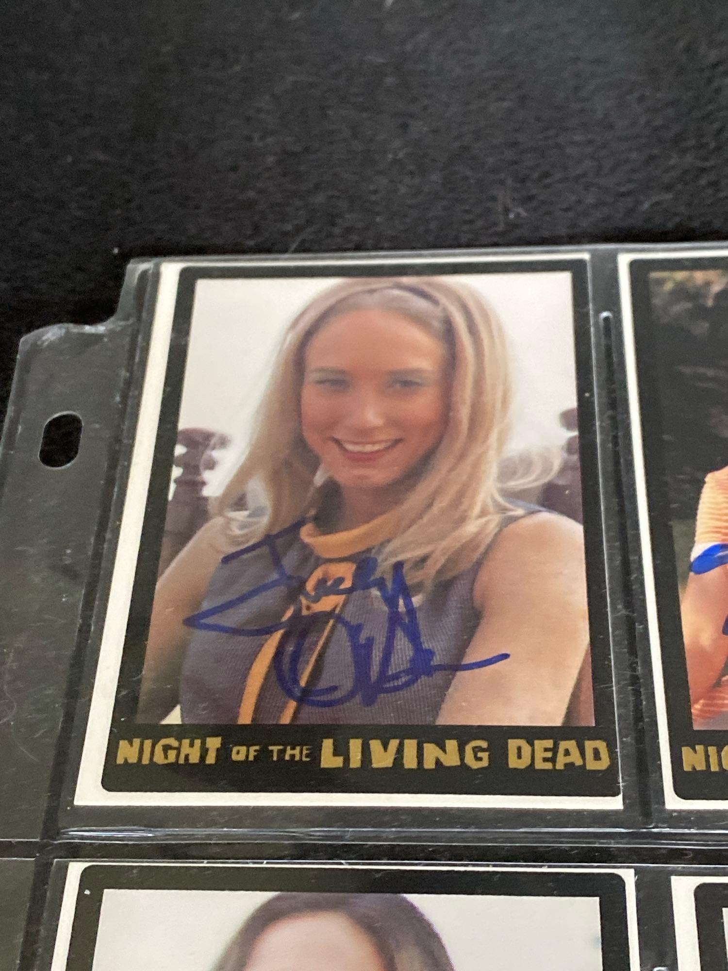 Night Of The Living Dead Signed Collector Cards