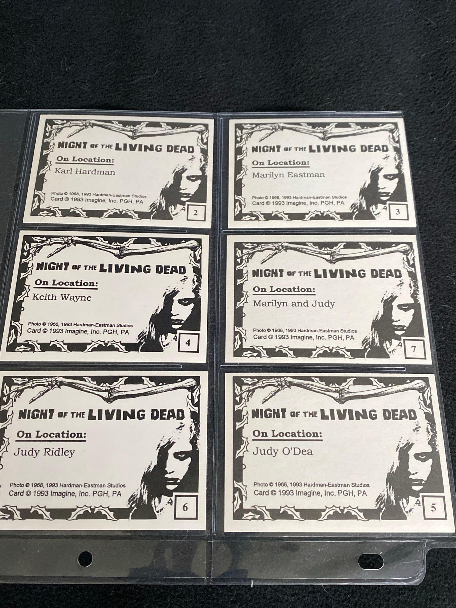 Night Of The Living Dead Signed Collector Cards