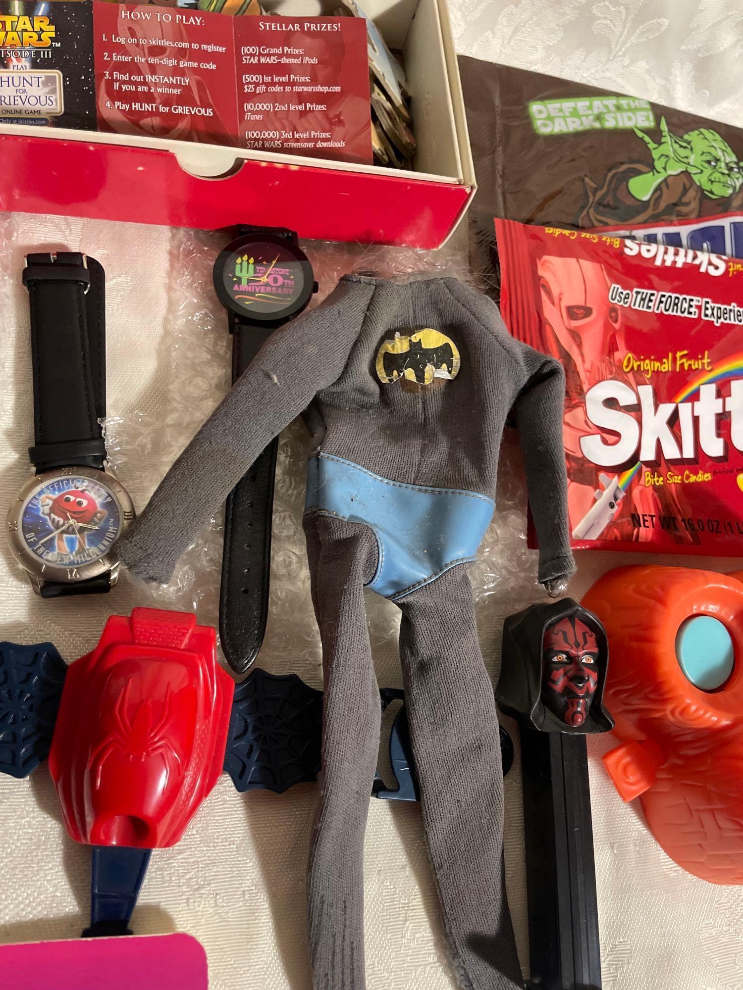 Assorted Batman, Star Wars, and Pop Culture Collectibles