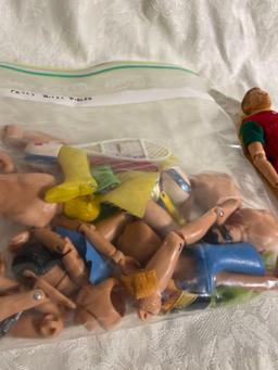 Vintage Mego Robin Action Figure with Parts and Accessories