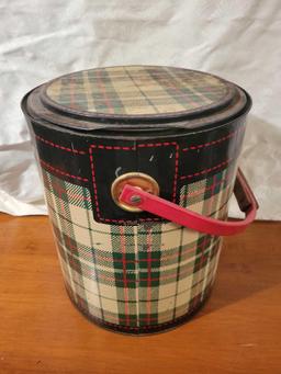 Vintage Skotch Kooler 4 gallon Green Tartan Plaid Cooler by Hamilton