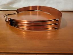 Vintage Copper Belt W/ Chain