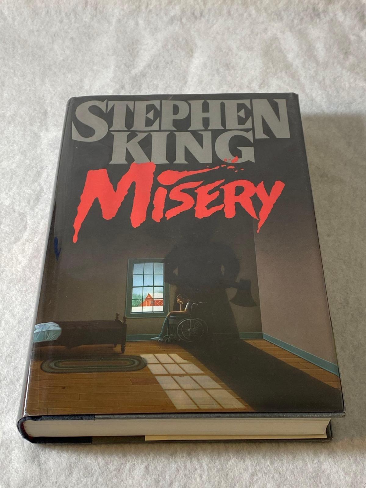 First Edition Misery Novel By Stephen King