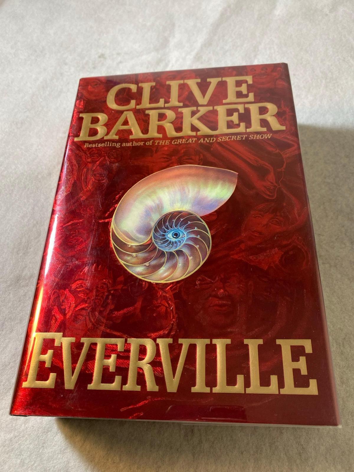 Signed First Edition Everville Novel By Clive Barker