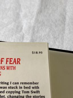 Feast Of Fear Hardcover With Signed Note By Chuck Miller