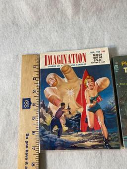 1954 Imagination Stories Signed By Philip K. Dick With 1st Publication The Crack In Space