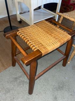 Pair of Wicker Seats