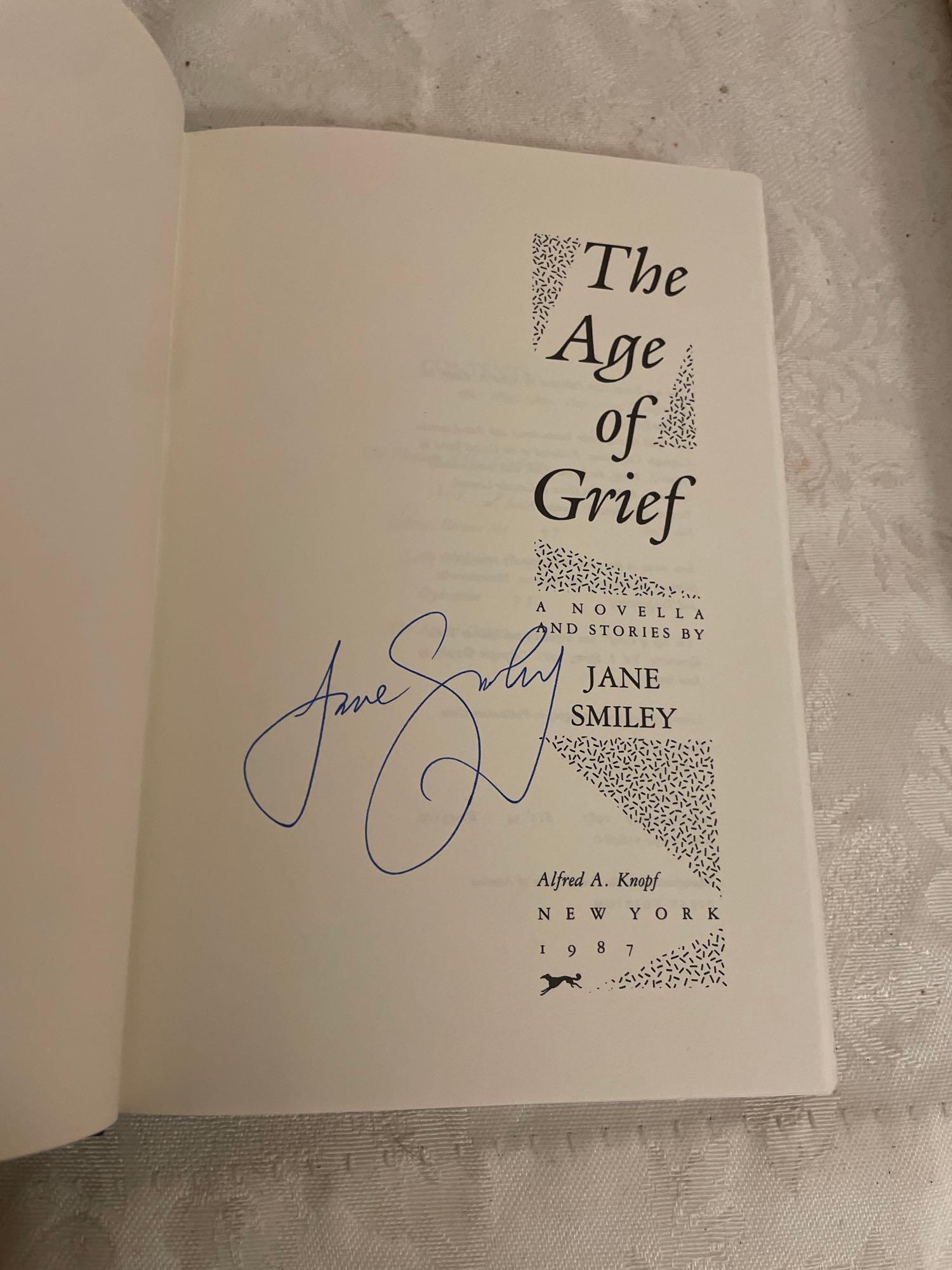 4 Signed HC books