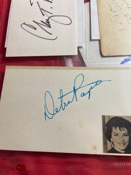 8 Celebrity Autographs