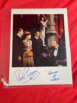 House of Wax Movie Still Signed By Paul Picerni