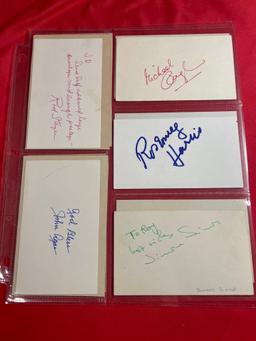 10 Misc Celebrity Autographs