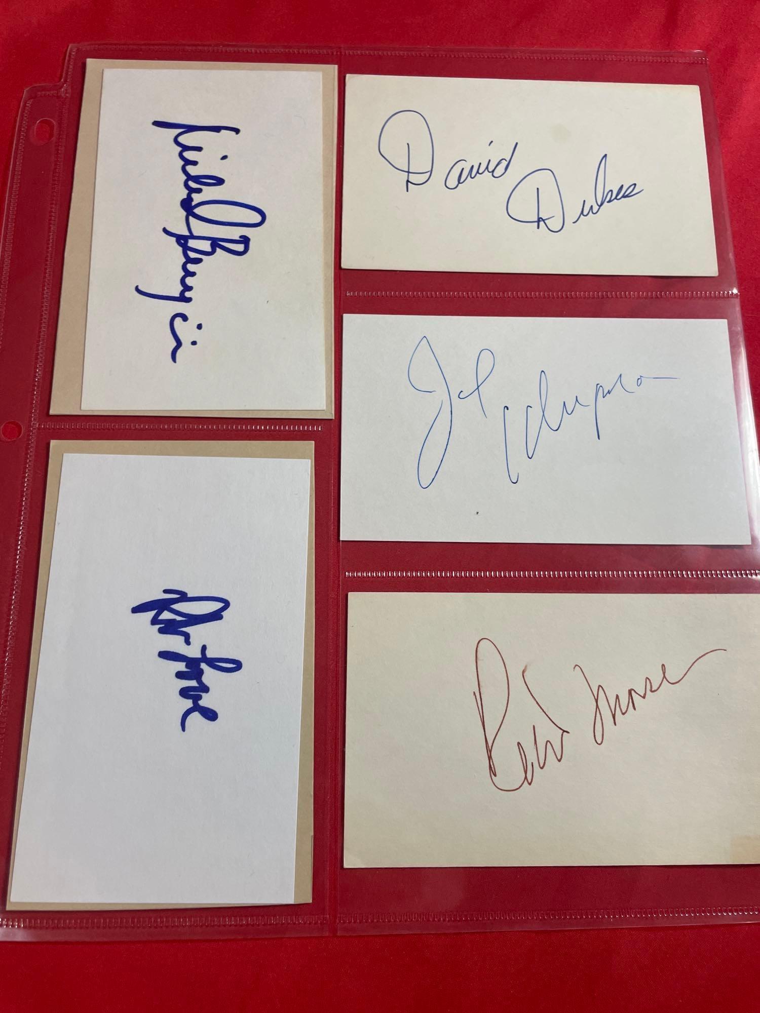 10 Misc Celebrity Autographs