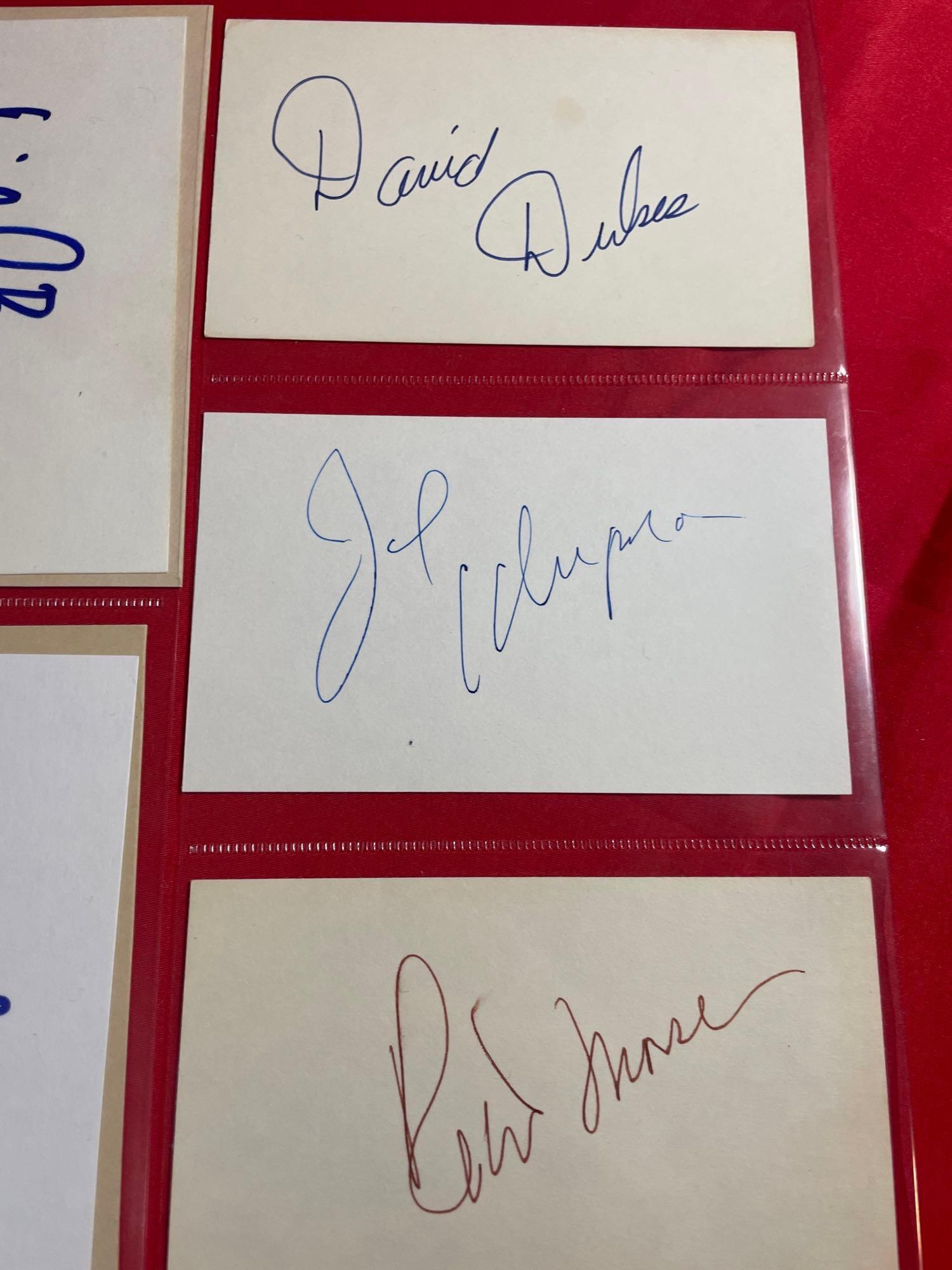 10 Misc Celebrity Autographs