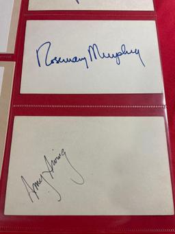 10 Celebrity Autographs