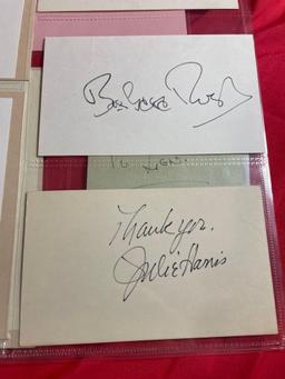 8 Celebrity Autographs