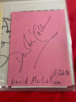 7 Celebrity Autographs