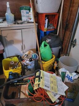 Garage Contents in Corner