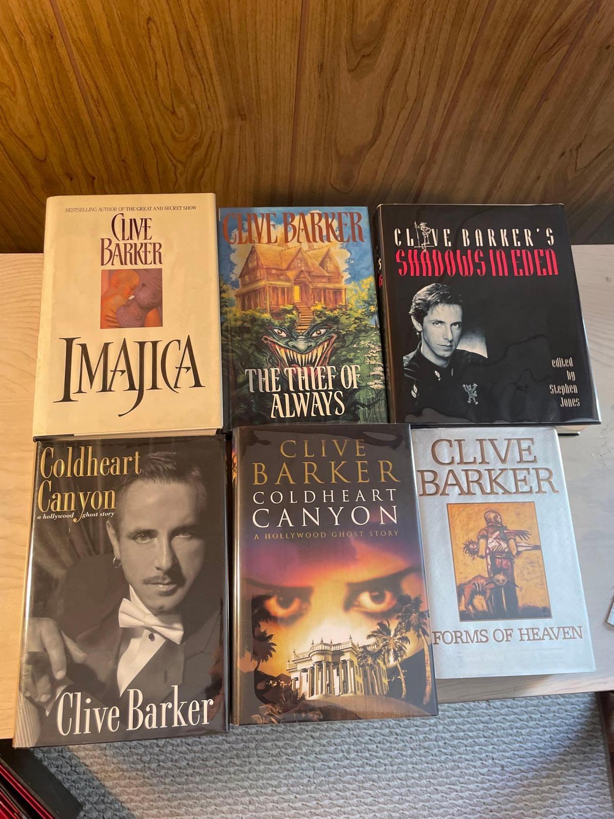 Clive Barker HC Books (6)