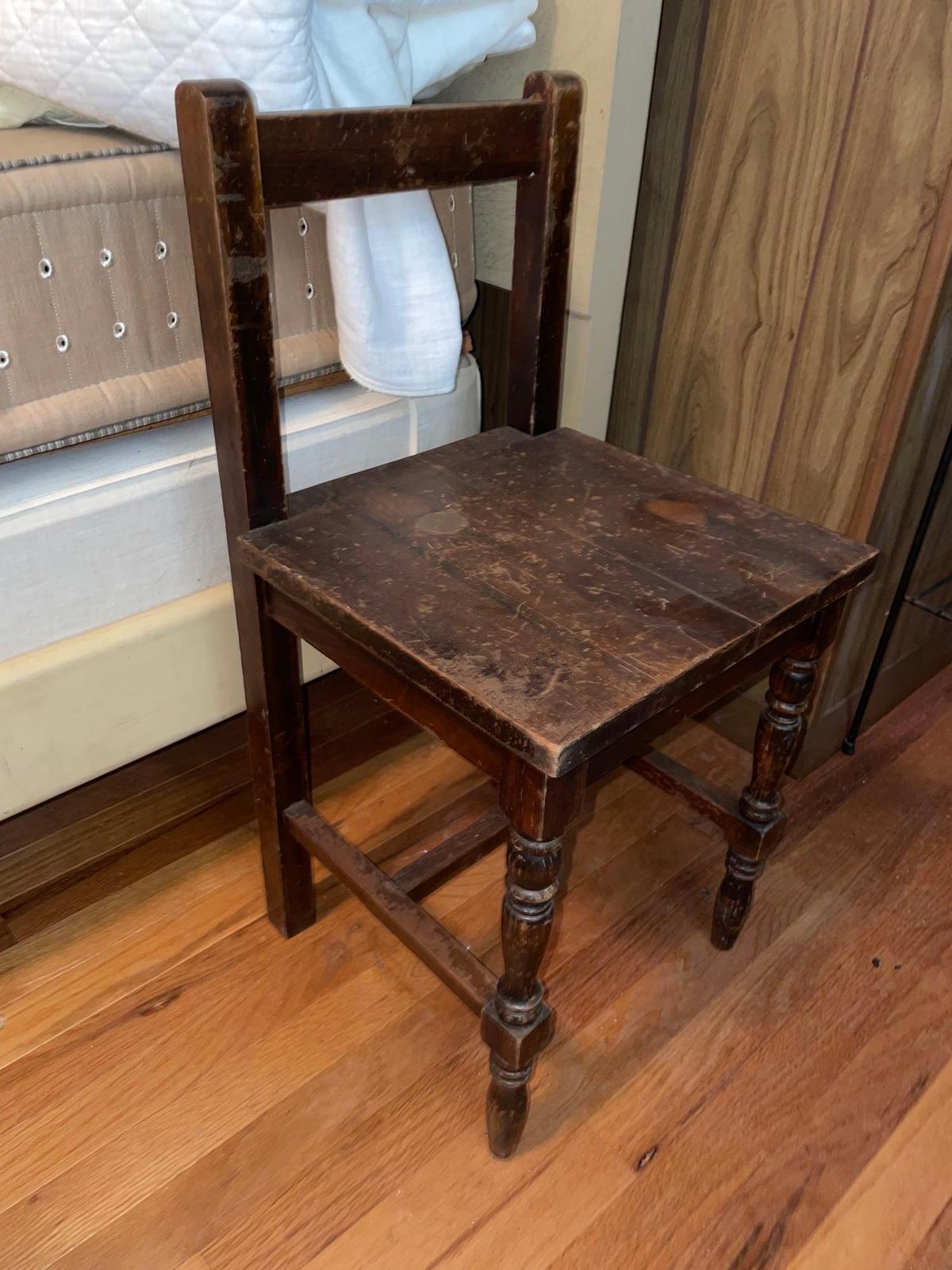 Vintage Wooden Childs Chair