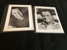 Two Autographed Head Shots