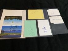 Six Assorted Autographs