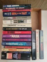 (18) Vintage Horror and Science Fiction Paperback Books