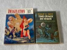 1954 Imagination Stories Signed By Philip K. Dick With 1st Publication The Crack In Space