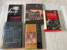 Five Assorted Horror Books