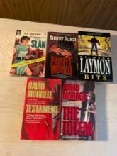 (5) Signed Vintage Science Fiction/Horror PBs