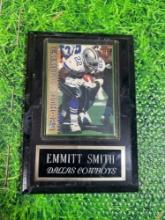 Vintage emmitt smith plaque card