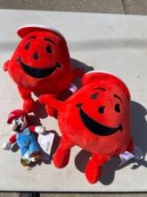 kool aid men and mario plush nwt