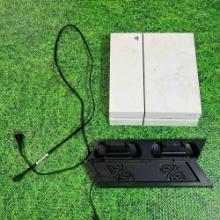 white playstation 4 tested with cord