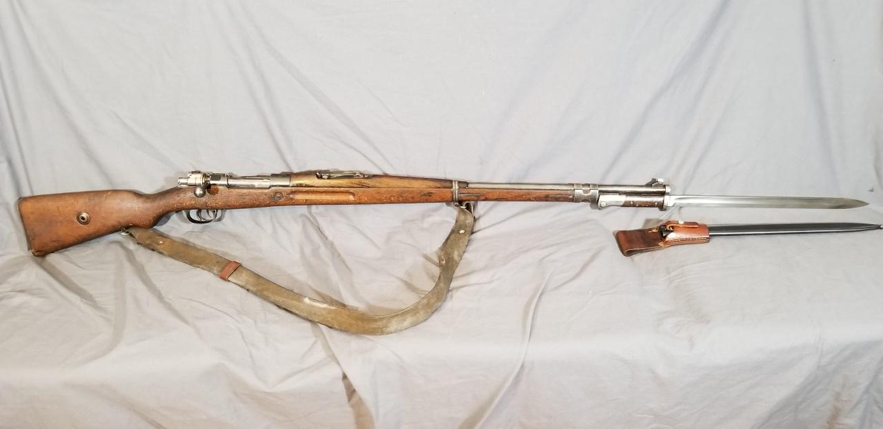 Czech Mauser VZ98/22 Rifle w/ Bayonet and Sheath