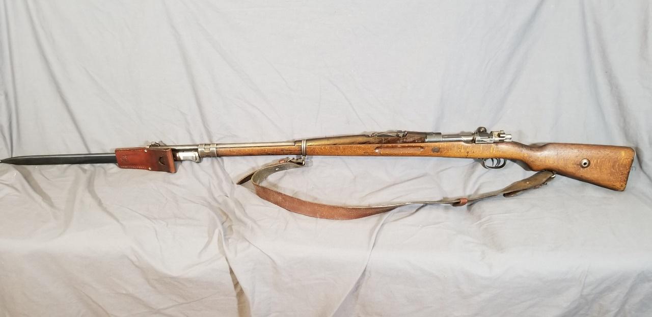 Czech Mauser VZ98/22 Rifle w/ Bayonet and Sheath